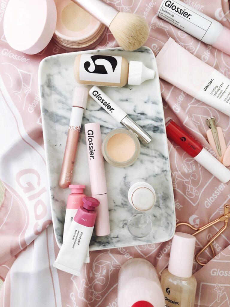 Glossier minimalist makeup