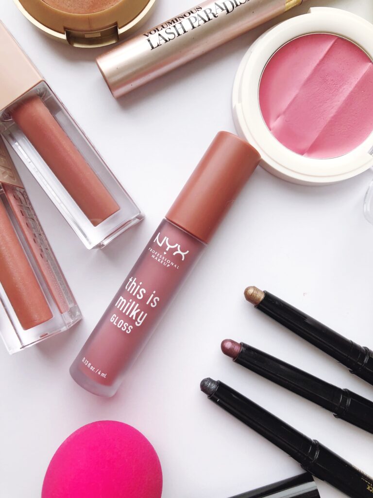 NYX Milky Gloss & other drugstore makeup favorites