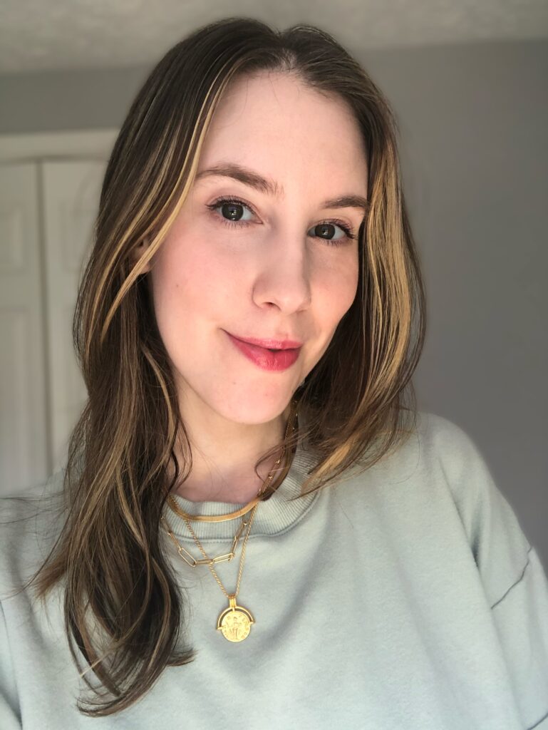 Wearing Glossier Ultralip in Portrait